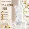Vendas diretas da fábrica de origem: Vaso de cristal espesso estilo europeu de luxo leve, ornamento simples estilo ins para flores pequenas