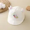 Sombrero de Sol de Dibujos Animados para Bebés Niños y Niñas, Estilo Delgado Primavera y Verano, Ala Suave, Protección Solar para Bebés