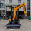 Exportación de Excavadoras Pequeñas para Ingeniería de Jardines a América del Norte, Fábrica de Origen de Excavadora de 2.5 Toneladas, Excavadora Pequeña para Colocación de Tuberías