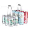 Novo rack de cerveja de aço inoxidável portátil de seis cabeças cesta de armazenamento de cerveja de vinho tinto restaurante com rack de vinho para bar KTV