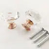 Venta al por mayor de fábrica 30 mm color diamante cristal manija para puerta de armario cajón manija hardware de gabinete mueble