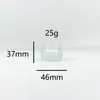 En stock botella de vidrio para crema esmerilada de 50g botella de vidrio botella de vidrio para crema esmerilada de 30g botella para cosméticos botella para cuidado de la piel