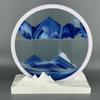 Nova Pintura Criativa 3D com Areia Movediça Estilo Chinês Ampulheta para Mesa de Escritório Decoração de Sala de Estar Presente de Inauguração de Casa Aniversário