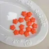 Cuentas de Estrella de Cinco Puntas con Forma de Ola de Color Sólido Hechas a Mano para DIY, Agujero Recto, para Cadenas de Teléfono, Llaveros, Accesorios de Colgantes y Cuentas Sueltas