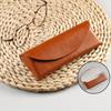 E88 Estuche de Cuero de Alta Gama Transfronterizo para Gafas Bolsa Suave Estuche para Gafas de Sol Bolsa de Tela para Gafas para Miopía Set de Protección Almacenamiento
