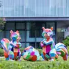 Escultura Geométrica de Esquilo Personalizada em Fibra de Vidro para Exterior, Decoração de Paisagismo de Jardim, Ornamento Animal para Gramado de Escritório de Vendas