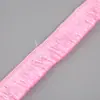 Encaje de Poliéster Tufted de 2.5 cm Flecos de Borla Hechos a Mano DIY Pendientes de Almohada Accesorios para Ropa Accesorios de Joyería