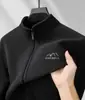 Chaqueta de Forro Polar para Hombre Otoño e Invierno Exterior Cálida Resistente al Frío Cárdigan Sudadera de Forro Polar Talla Grande Holgada Casual