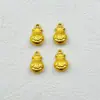 Accesorios de oro mate Bolsa de la suerte Bolsa de dinero Pulsera de la fortuna Llavero Joyería DIY Colgante Colgante Materiales auxiliares
