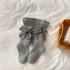 Meia-calça Nova de Primavera para Meninas Estilo Princesa Coreana Laço Grande Macacão para Bebê