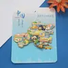 Ímãs de geladeira de Weihai com letras metálicas, lembranças de atrações turísticas, produtos culturais e criativos da cidade, presentes por atacado