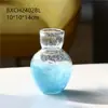 Vaso de Vidro Softhome Escandinavo de Boca Larga com Frisos e Borda Enrolada Plissado Decoração Suave Decorações para Sala Modelo