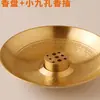 Porta incienso, bandeja de cobre para incienso, porta incienso de nueve agujeros, quemador de incienso, inserto de incienso, difusor de incienso, soporte para incienso, base para incienso