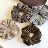 Diadema de Lana con Estampado de Leopardo para Otoño e Invierno para Mujer, Textura Suave, Sensación de Alta Calidad, Cuerda para el Cabello para Atar el Cabello, Accesorios para el Cabello Retro, Cuerda para el Cabello