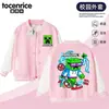 Gafas de sol de Minecraft, chaqueta de béisbol infantil temática de Creeper, top deportivo de bloques de color para niños, atuendo elegante de estudiante