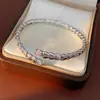 Pulsera Abierta Redonda con Forma de Flecha Incrustada con Circonita, Chapada en Oro Real de 18K, Pulsera Elegante y con Estilo, Joyería de Lujo Ligero