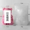 Urso de Rosa Vela Aromática Molde de Silicone Laço Coração Urso Lembrança Presente de Dia dos Namorados Decoração