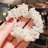 Anillo para el pelo de perlas para niños, Cuerda para la cabeza súper de hada de celebridad de Internet, Goma para coleta, Accesorios para el pelo de lazo, Accesorios para la cabeza de niñas y bebés