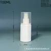 O Fabricante Tem Estoque Disponível de Frascos com Tampa Spray Branca Feitos de Material Hdpe, com Capacidade de 100-200ml, Frascos Plásticos Universais para Loção