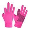 Guantes de Protección Solar de Seda de Hielo Expuestos de Dos Dedos para Hombre, Verano, Medio Dedo, Guantes Deportivos de Ciclismo, Pesca, Transpirables, Delgados