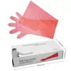 Atacado vermelho branco inspeção veterinária inseminação artificial macio ldpe plástico descartáveis luvas veterinárias de braço longo A
