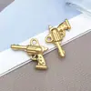 Aço Inoxidável Esmalte Gotejamento de Óleo Dupla Face Bota de Cowboy Ocidental Cabeça de Cavalo Cacto Pingente DIY Acessórios de Joias Feitos à Mão