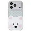 Funda de teléfono iPhone 17Promax con estrella de purpurina semitransparente y animalito lindo, adecuada para 16Pro de doble capa 15pro18