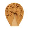 Europa y Estados Unidos Gorro cuadrado nuevo con lazo para bebé imitación cachemira gorro infantil indio gorro cálido de otoño e invierno para bebé
