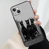 Adequado para Capa de Celular iPhone 17, Novo Modelo de Comércio Exterior, Casal Doméstico Animal Doberman Capa de Celular