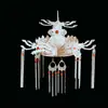 Adorno de Cabeça para Noiva Acessórios de Cabelo Feitos à Mão Material Traje Palaciano Chinês Coroa de Cabelo Caseira Pacote de Material para Coroa de Fênix Xiuhe DIY