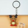 Colgante de muñeco de Santa Claus creativo, accesorio para mochila escolar, llavero navideño, pequeño regalo