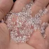 Pulseira colar de miçangas de vidro transparente coloridas 2/3/4mm acessórios atacado miçangas acessórios diy