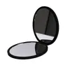 Nuevo Espejo Redondo Plegable, Espejo de Maquillaje Portátil, Espejo Cosmético de Mano, Espejo Pequeño Plegable de Doble Cara con Textura Mate