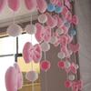 Cortina de Porta Coração de Menina Romântica Borboleta Planeta Sala de Aula Terraço Flutuante Decorações de Varanda Porta do Quarto Entrada Corredor Sala de Estar Cortina Suspensa