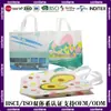Sacola de Tecido Não Tecido de Fibra de Milho Ácido Polilático Pla, Sacola de Tecido Não Tecido Pla, Personalizável, Ecológica, Grande Capacidade, Biodegradável