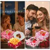 Hz055 Export Amor Día de San Valentín Corazón Labios Xoxo Fiesta Festiva Regalo Galleta Caja Transparente con Ventana