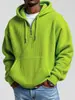 2025 Nuevo Estilo Caliente de Amazon Sudadera con Capucha para Hombre Sudadera con Cremallera de Doble Capucha Estampada en 3D para Hombre--Waffle