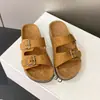 Chinelos Retrô de Solado Grosso para Mulheres, Uso Externo de Verão, Sapatos de Viagem e Compras com Solado de Cortiça, Combinados com Saias, Sandálias de Praia com Fivela Dupla