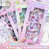 Venta Caliente Wow Pegatina de Relieve Estéreo 3D Set de Cadena para Teléfono Móvil Niños Princesa Linda e Interesante Decoración DIY Guka