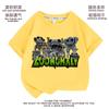 Ropa Nueva de Zoonomaly para Niños, Algodón Transpirable de Manga Corta, Tops de Nicho para Niños, Modernos