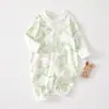 Macacão de Bebê Recém-Nascido com Mangas Longas para Primavera e Outono, Macacão 100% Algodão para Meninos e Meninas, Nova Roupa Justa para Outono e Inverno