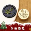 Sello de Cera Exquisito Mini de Cabeza de Cobre de 15 mm para Diarios, Regalo, Navidad, Sello de Cera Pequeño y Lindo