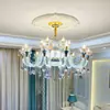 Lámpara de araña para sala de estar estilo europeo 2024 Nueva Lámpara de Cristal de Lujo y Gran Salón Luz Principal Accesorios de Iluminación para Hogar Dormitorio Comedor