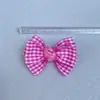 Lindo y Fresco Cuadros Lazo de Cuadros Coloridos Pajarita a Cuadros Accesorio para el Cabello Decoración DIY para Zapatos, Sombrero, Calcetines, Funda de Teléfono