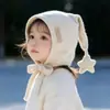 Touca de Bebê Estilo Coreano Fofa Cor Sólida Estrela Versátil Proteção para Orelhas Chapéu para Meninos e Meninas Ao Ar Livre À Prova de Vento Casual Touca de Bebê