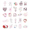 Novo Adesivo de Tatuagem Colorida de Gato Hellokitty à Prova d'Água Duradouro Desenho Animado Menina Crianças Adesivo de Tatuagem Hello Kitty