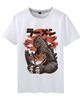 Camiseta con estampado de monstruo japonés diseño de verano creativa para hombre y mujer de manga corta ropa top verano Cuello redondo