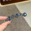 Accesorios para el Cabello Estilo Dongdaemun Coreano Clip para el Cabello Súper Brillante con Pedrería de Cristal Pinza de Pato Pinza Lateral Pinza Bb Pasador Adorno para el Cabello