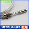 Sonda de medición de temperatura del casquillo del cojinete WZPM-201 con resistencia térmica de cara final, sensor de temperatura pt100 con cojinete de resistencia térmica roscado