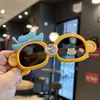 Gafas de Sol Polarizadas Divertidas de Mono para Niños Patas Suaves de Silicona Gafas de Sol de Dibujos Animados Juguete Parasol para Niños Gafas Trendy para Niños